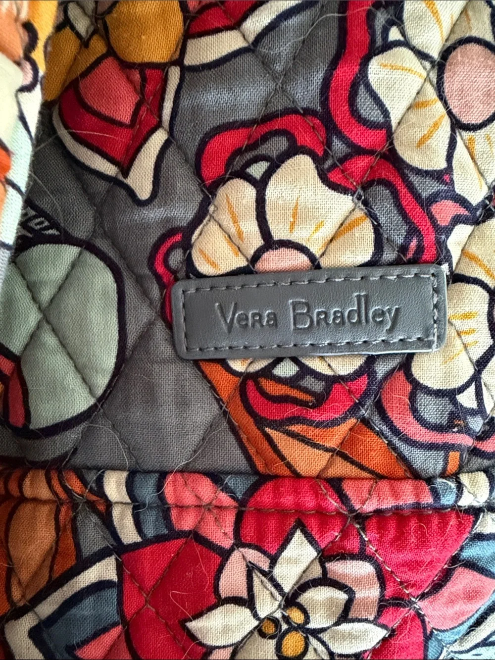 Vera Bradley Blue Floral Quilted Bag